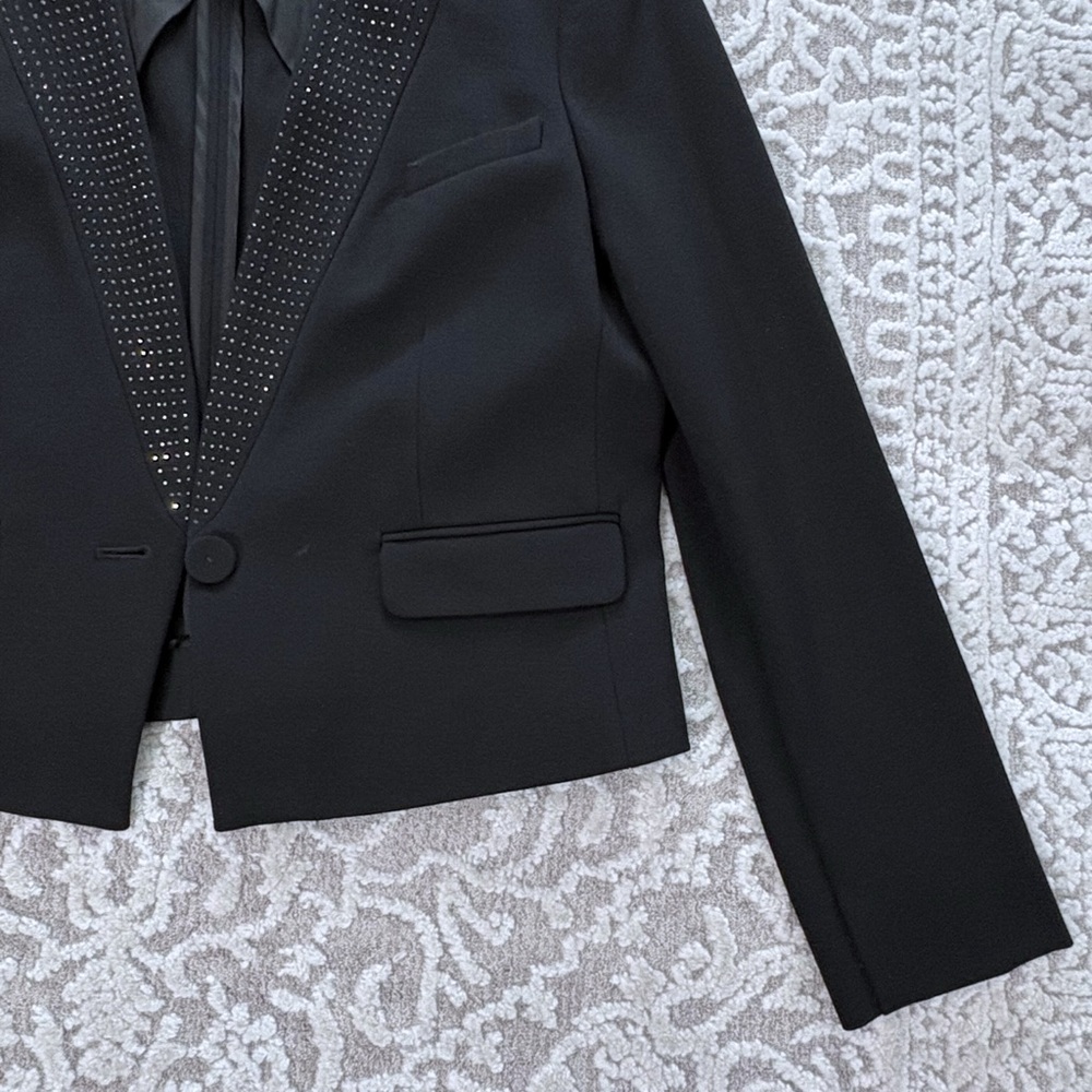 BCBGMaxAzria Natalia Cropped Studded Jacket - Picture 6 of 11